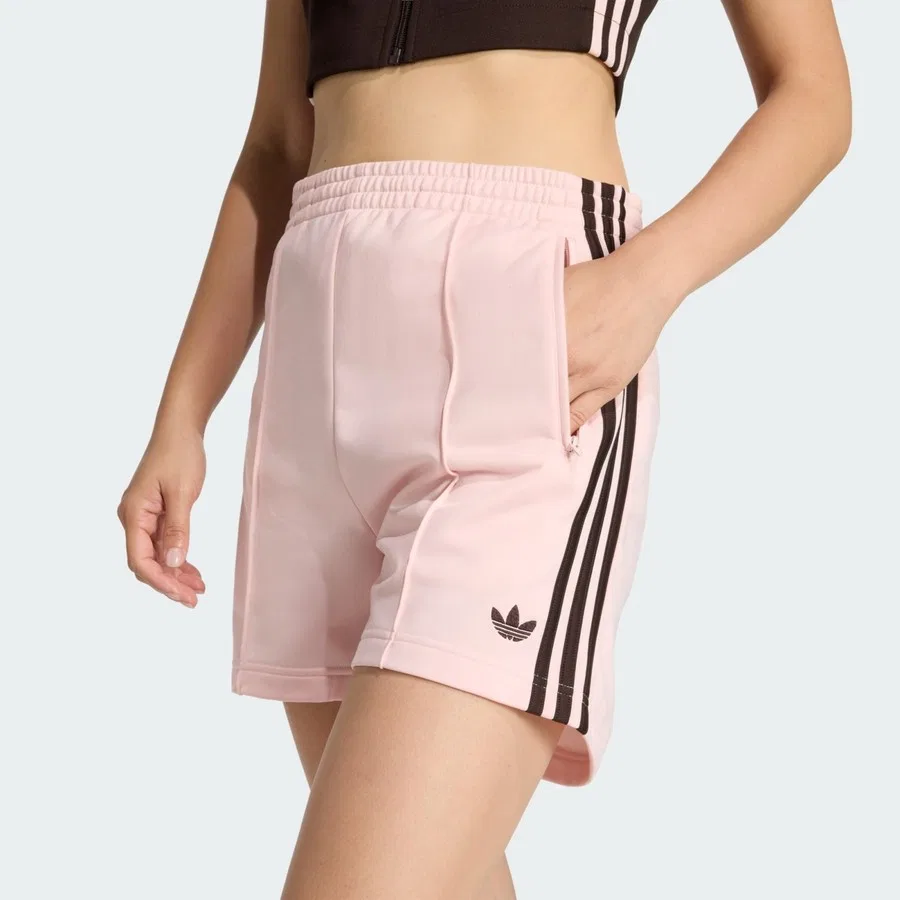 Шорты спортивные из трикотажа Firebird Classic adidas, Розовый — фото 4