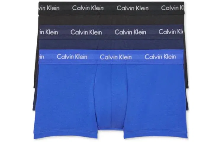 Мужские боксеры Calvin Klein, 3 шт, Blue/Black/Navy Blue