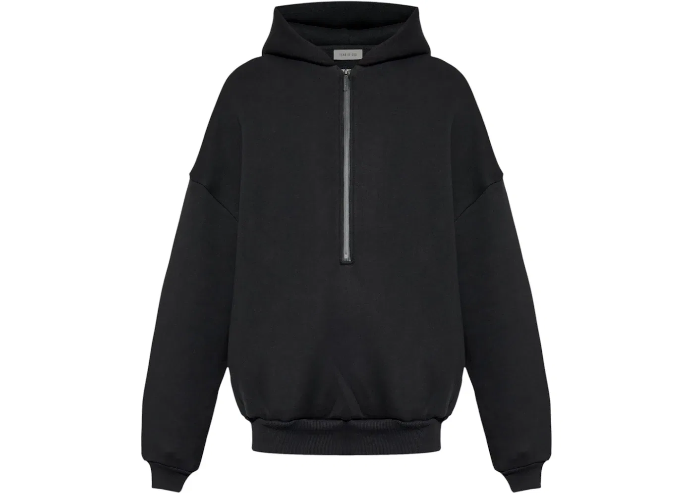 Мужская худи с длинным рукавом Fear of God Athletic Halfzip, Black