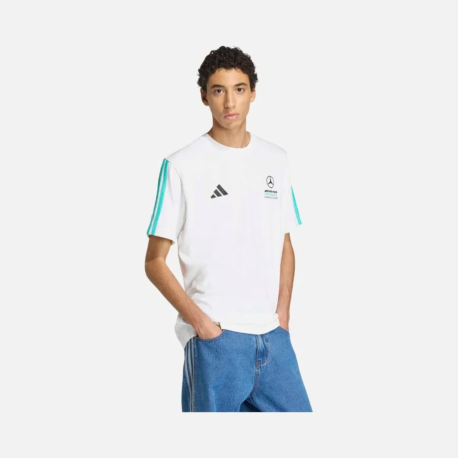 Футболка с коротким рукавом Mercedes Dna Tee M adidas, Черный — фото 3