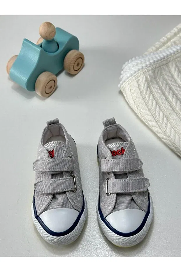 Детские повседневные туфли для девочек с коротким каблуком Woltybaby, Gray — фото 2
