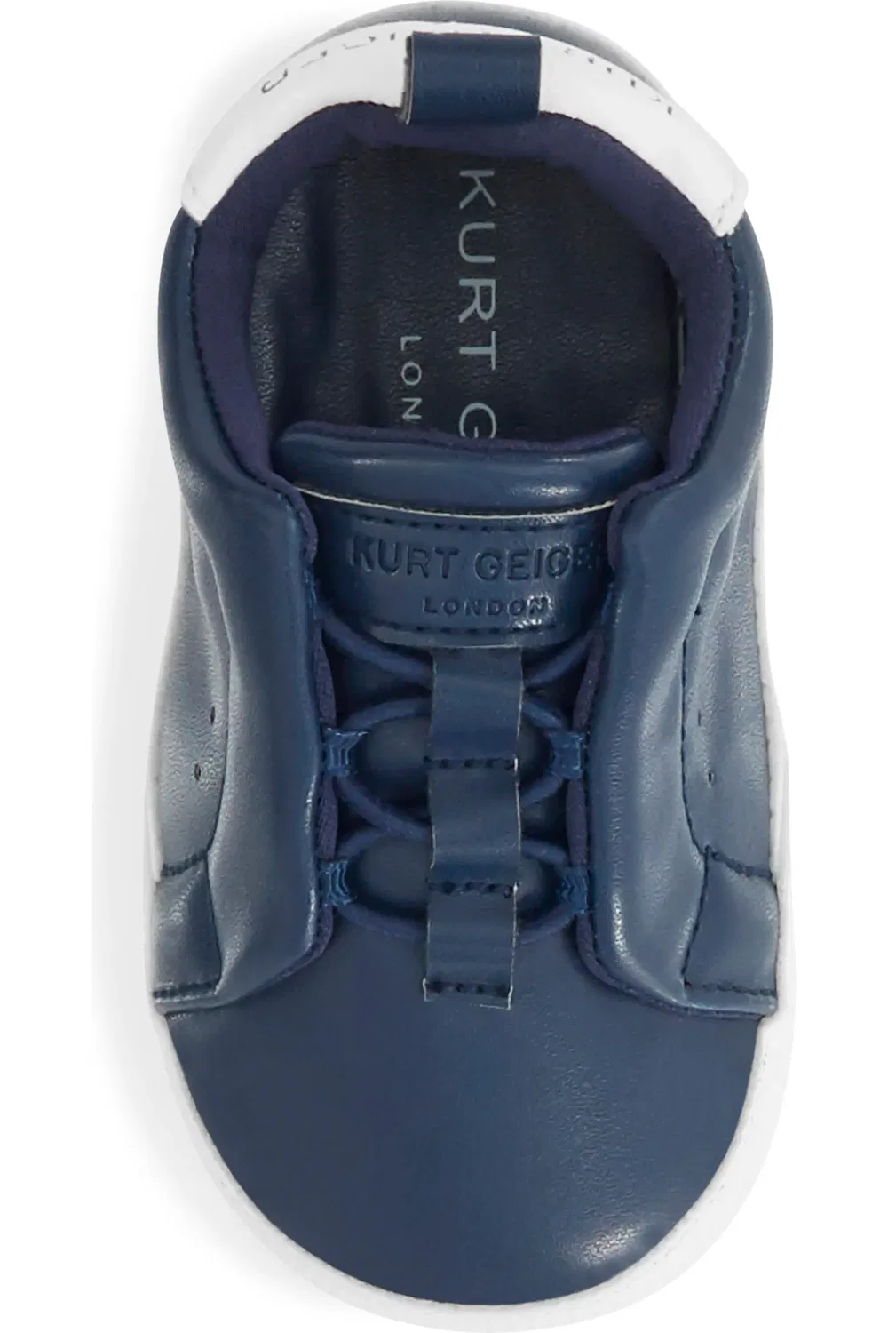 Детские кеды slip-on на эластичных шнурках Laney Kurt Geiger London, темно синий — фото 3