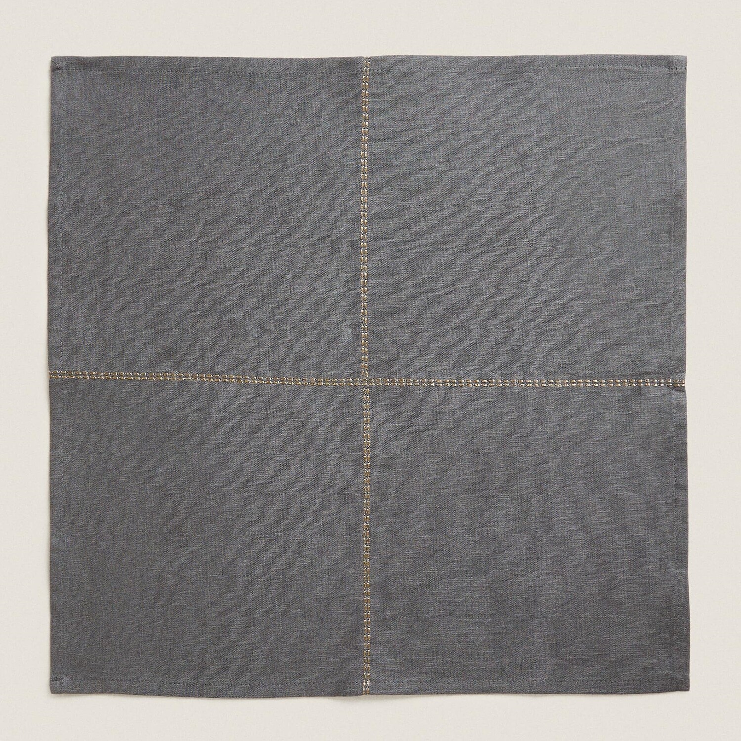 

Набор салфеток Zara Home Of Christmas Chain Linen, 45 x 45 см, 2 предмета, серый