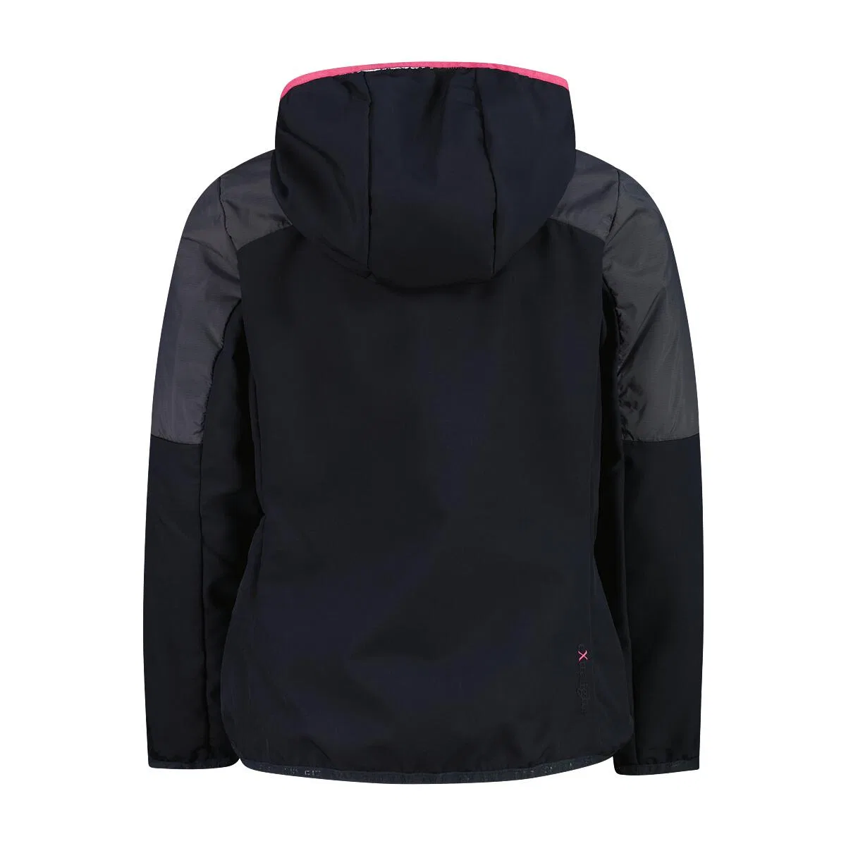 Детская гибридная куртка с капюшоном CMP Kid G Hybrid Jacket Fix Hood, Grau — фото 2