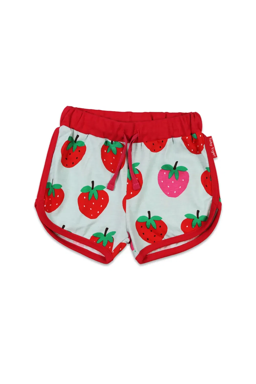 Детские шорты для бега с принтом Strawberry Toby Tiger, Multi
