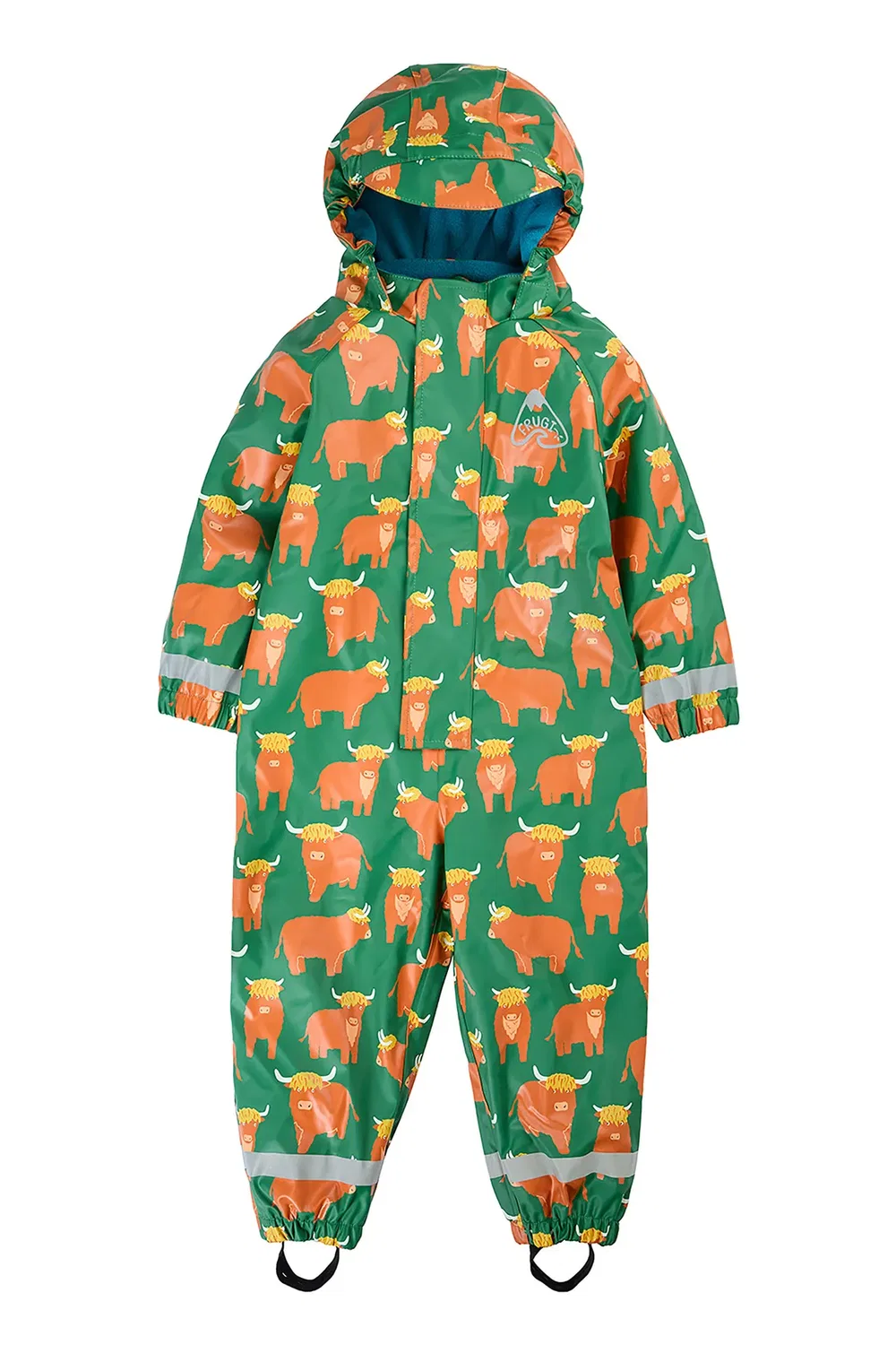 Детский дождевик-комбинезон Printed Puddle Buster Frugi, Green