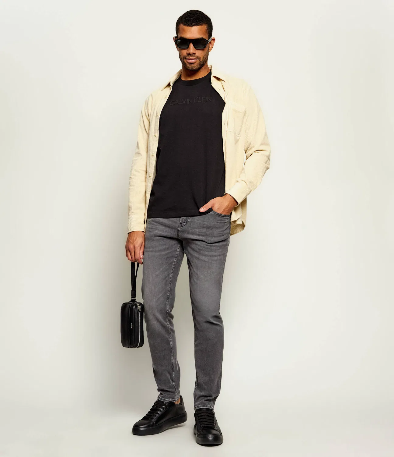 Джинсы regular fit H-Re.Maine Boss, Grigio — фото 2