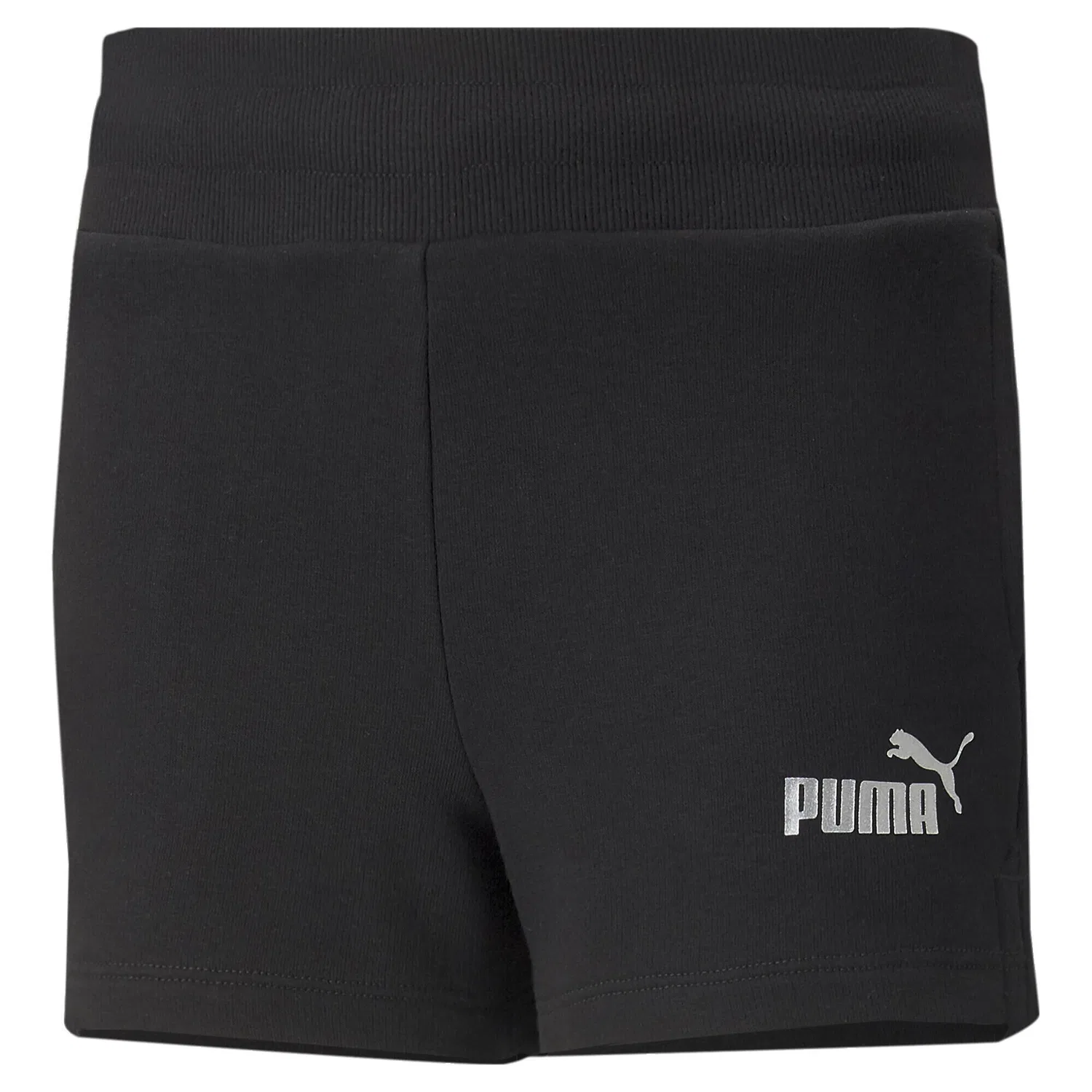 Детские шорты для девочек с принтом Essentials+ Puma, Schwarz Grau