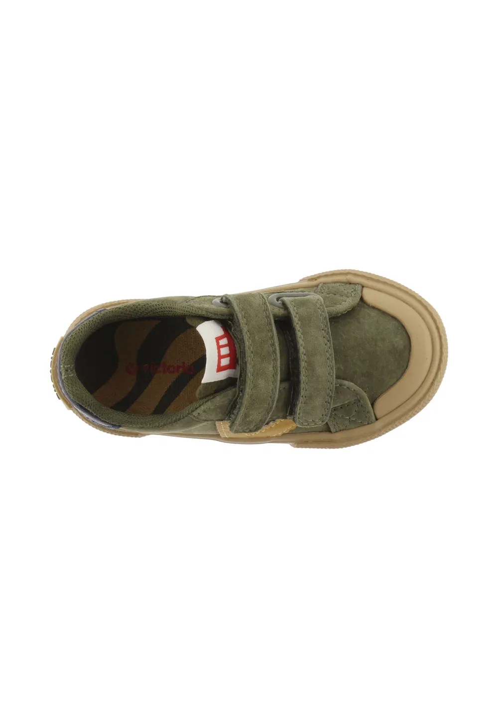 Детские кроссовки Tribu 1065201 унисекс - обувь для малышей Victoria Shoes, Kaki — фото 3