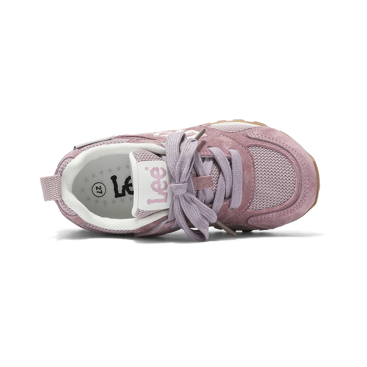 Детские кеды без шнурков с защитой от ударов Lee, Pink — фото 3
