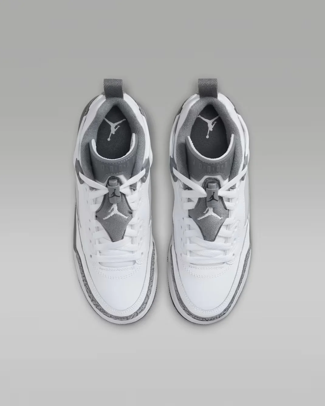 Кроссовки детские Nike Jordan Spizike Low, белый/серый — фото 3