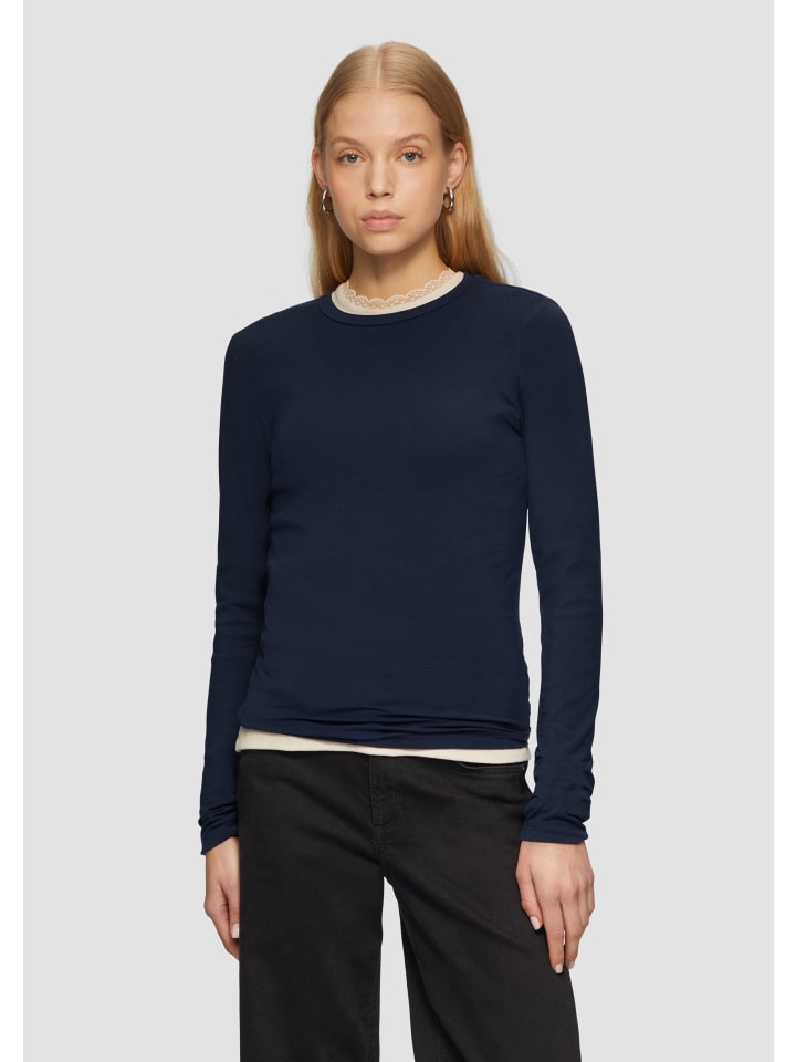 

Футболка QS T-Shirt langarm, синий