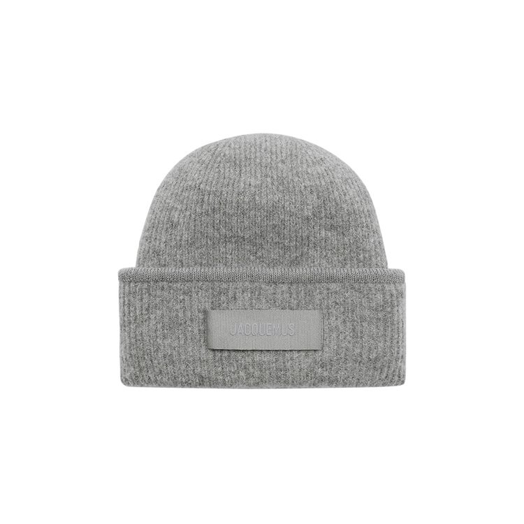 

Шапка Jacquemus Le Gros Grain Beanie, цвет Dark Grey