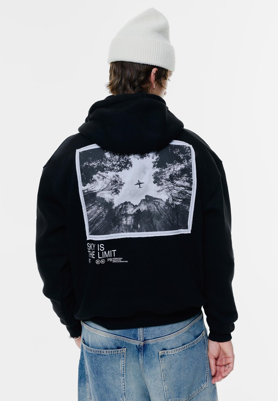 

Худи PULL&BEAR AEROPLANE , Black