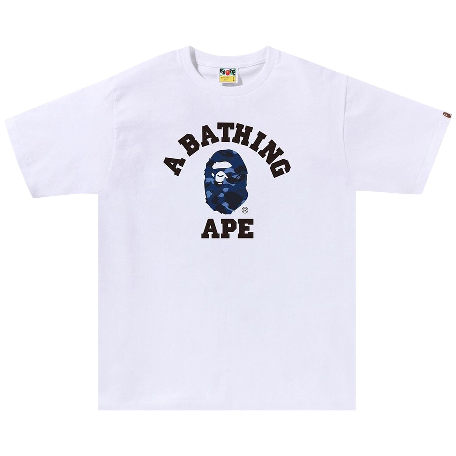 

Футболка BAPE Color Camo, Белый/Темно-синий