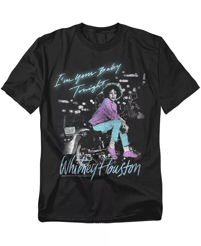 

Мужская футболка Baby Tonight Whitney Houston, черный