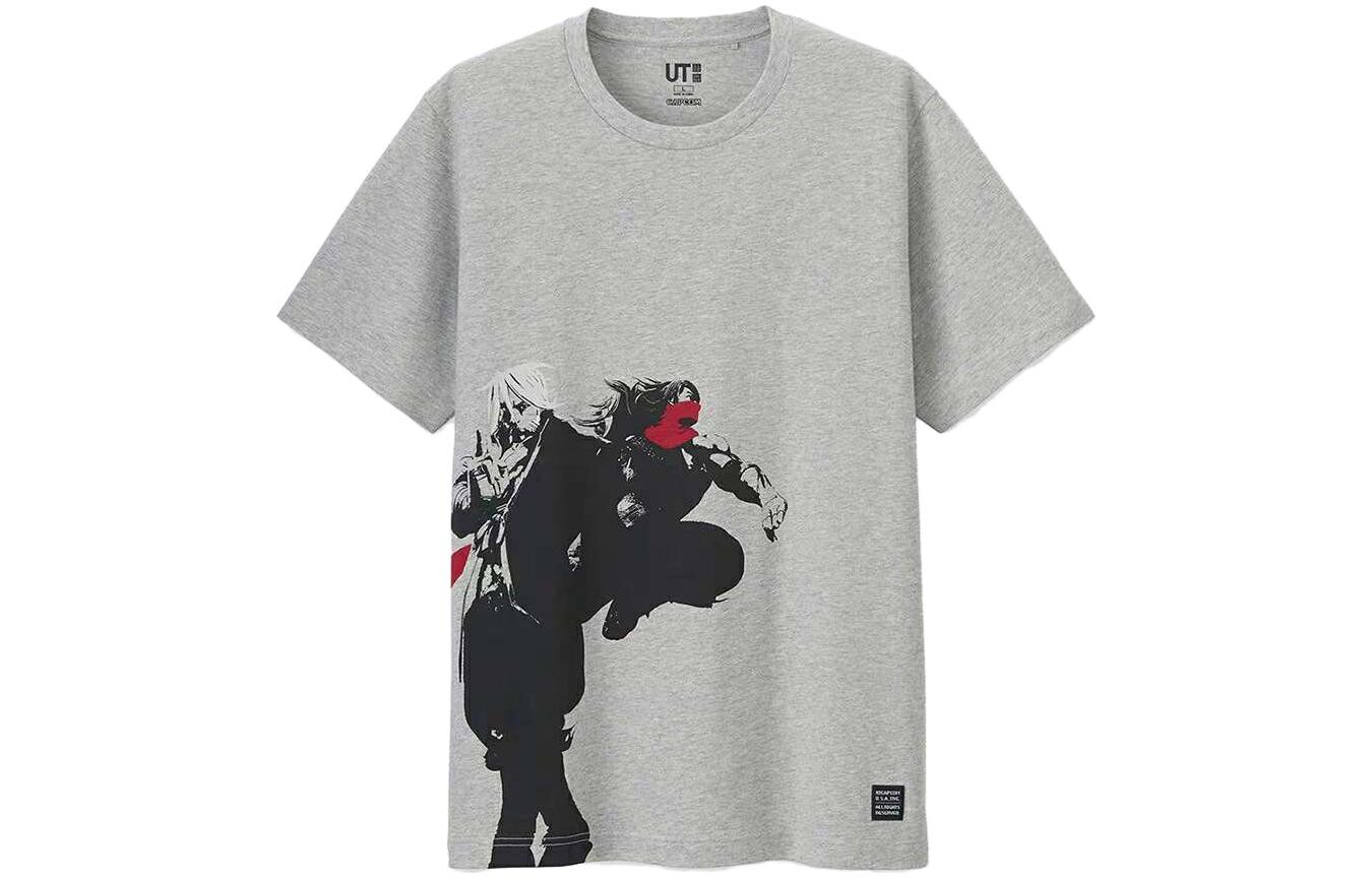 

Футболка унисекс серая Uniqlo, серый
