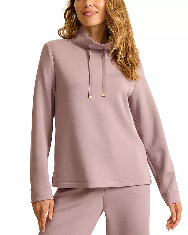 

Свитер с воротником-стойкой Palm Voyage Tommy Bahama, фиолетовый