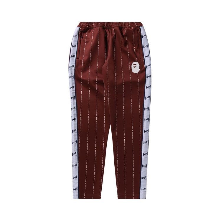 

Брюки BAPE Text Stripe Jersey Pants, Brown