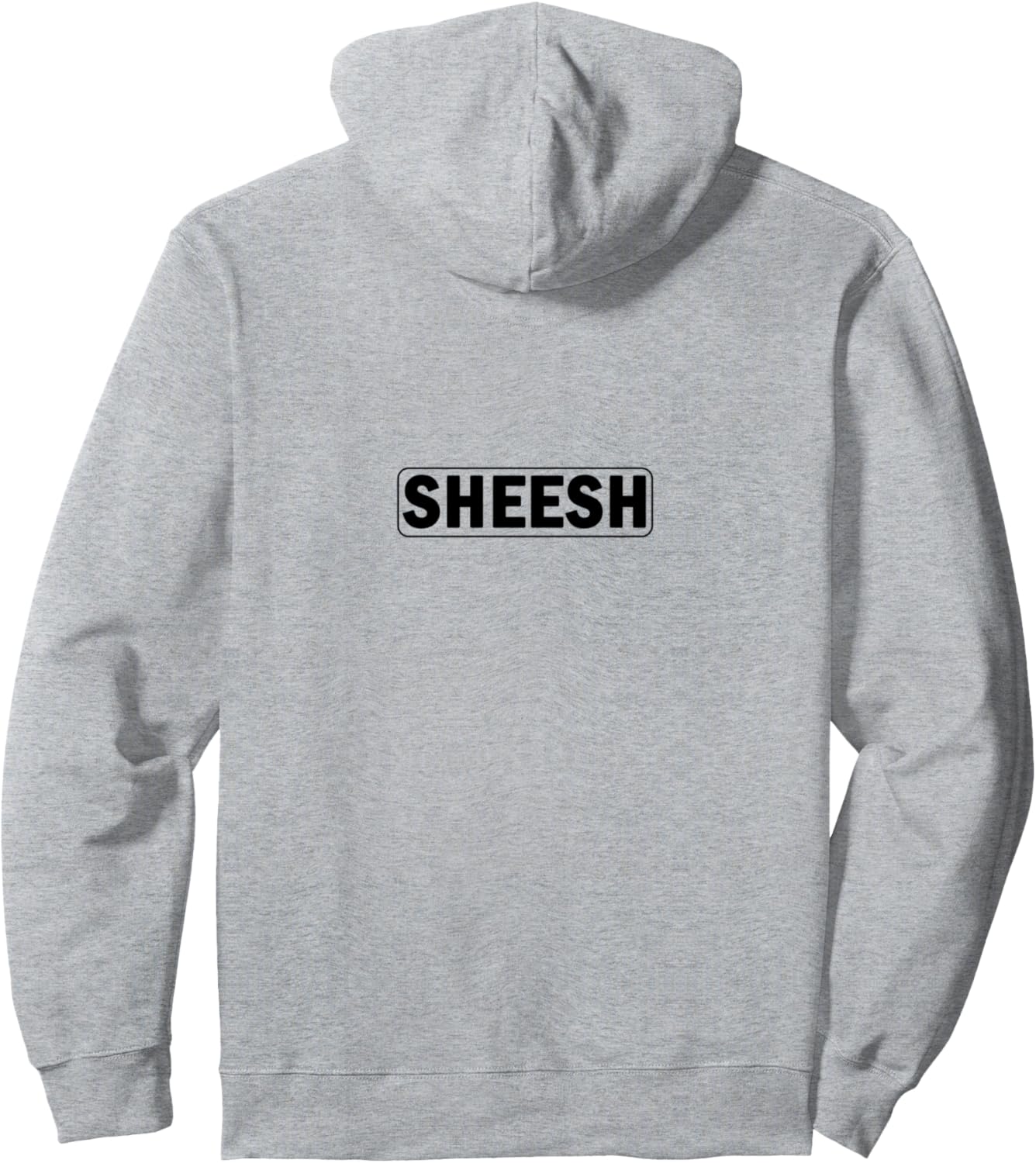 

Популярный вирусный мем, смешной тренд, модная толстовка Sheesh, серый