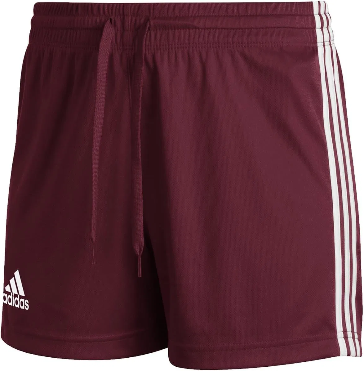 Женские тренировочные шорты Adidas, Team Collegiate Burgundy-white