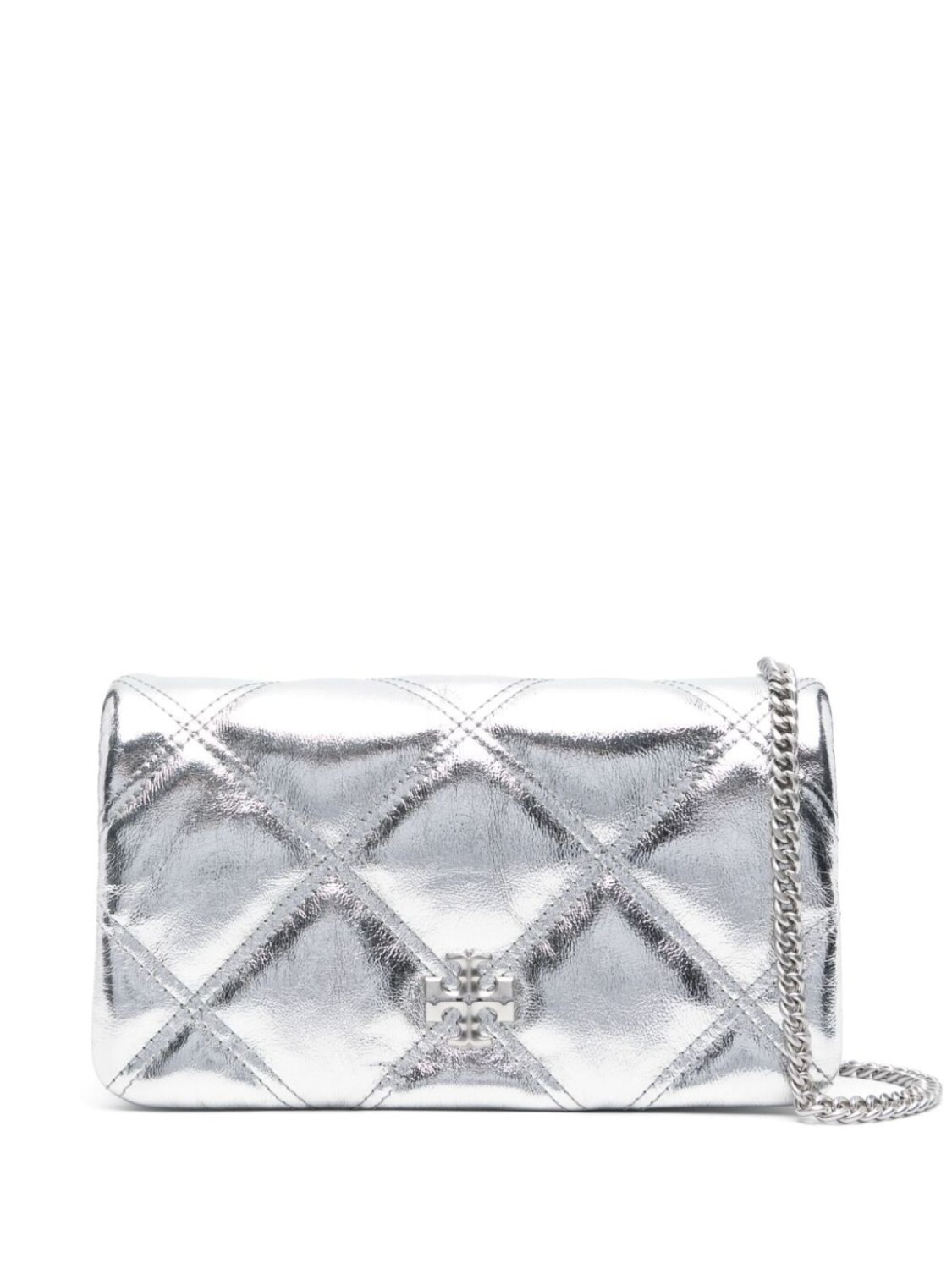 

Tory Burch сумка через плечо Kira, серебристый