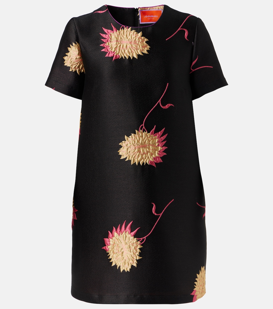 

Мини-платье свинг с жаккардовым узором La DoubleJ, Derby Jacquard