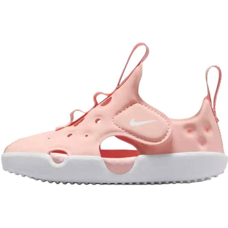 Nike Sunray Protect 4 Abrasion Resistant низкие детские ботиночки Pink Infant And Toddler — фото 3