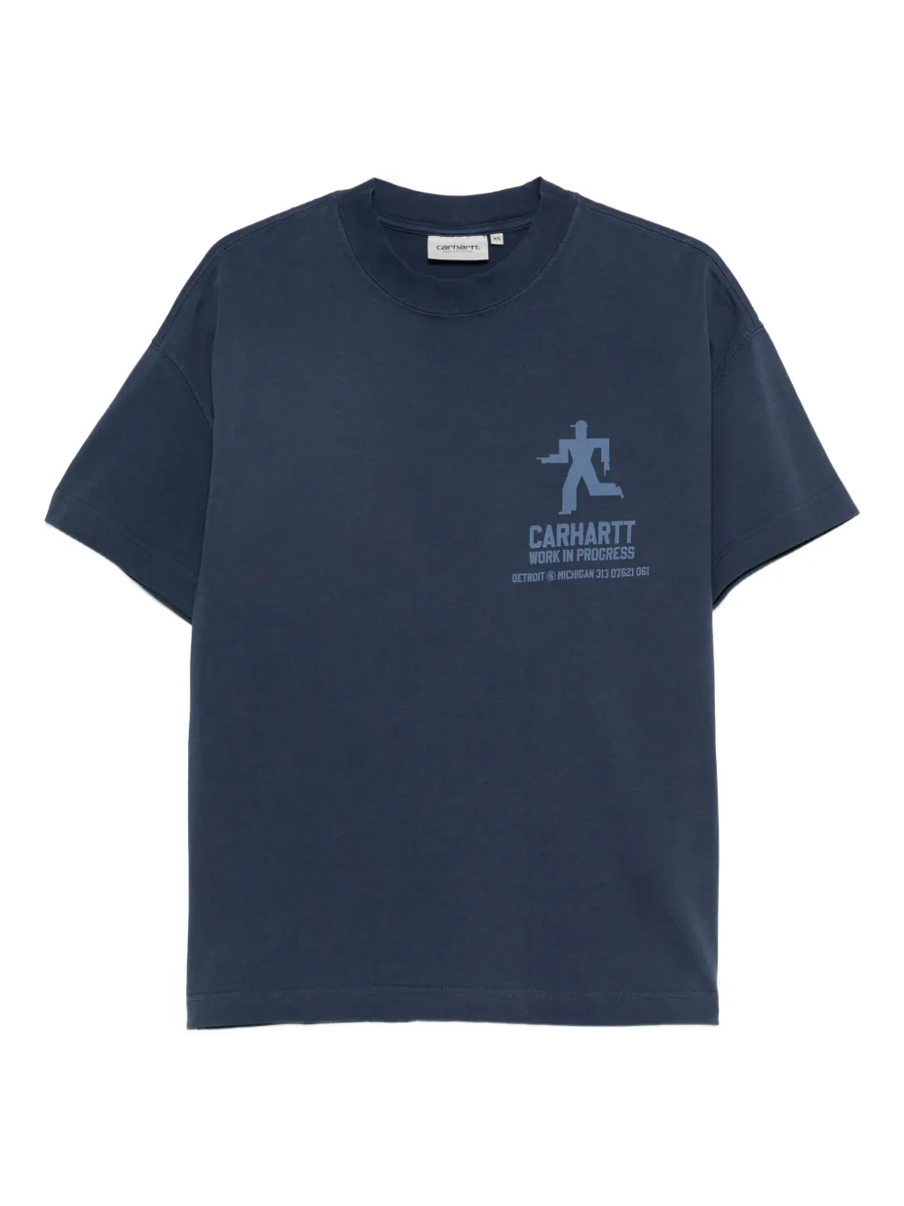 

Футболка с графическим принтом Distance Carhartt Wip, синий