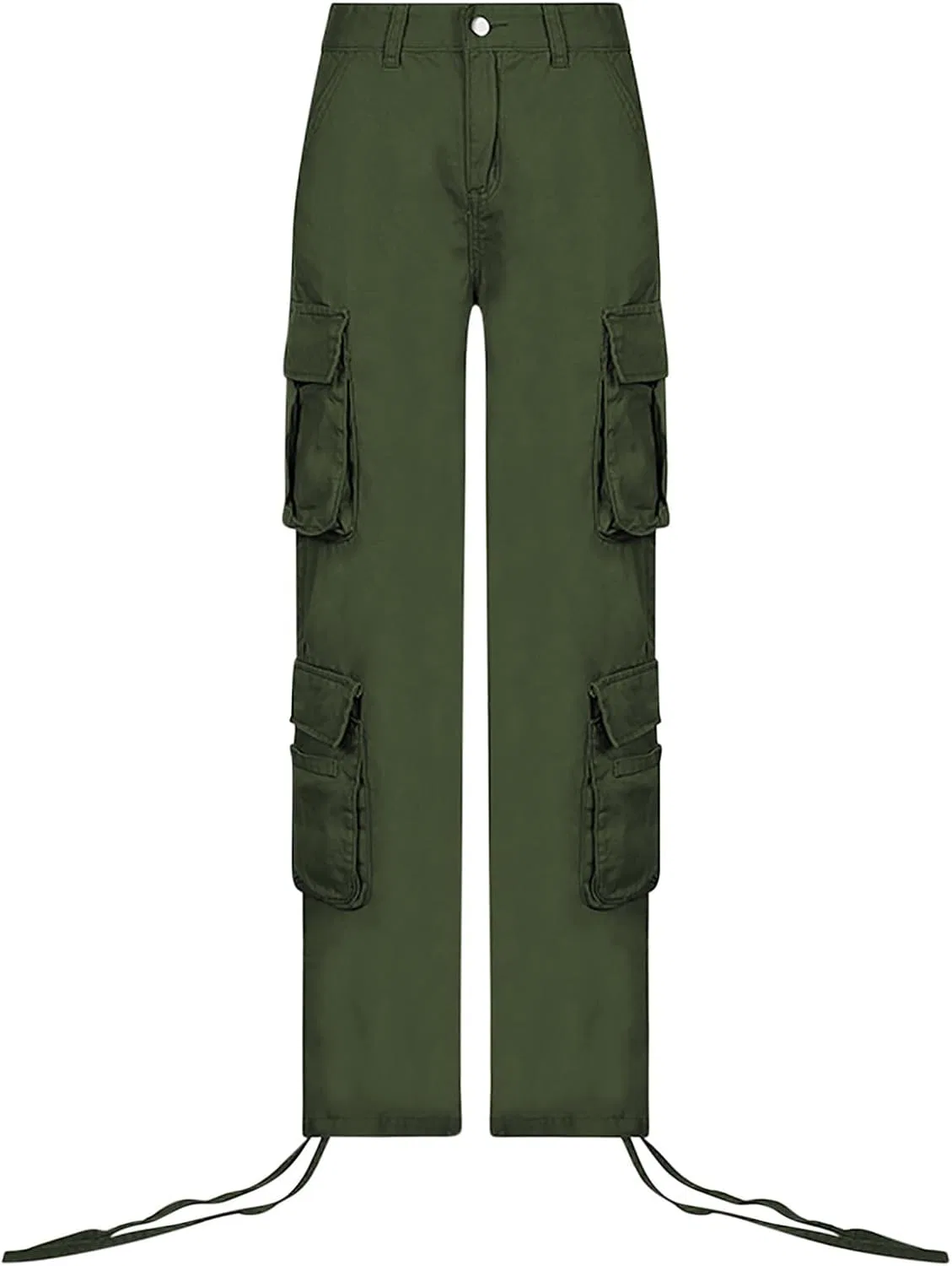 Джинсы мешковатые карго, Y2K, Army Green — фото 4