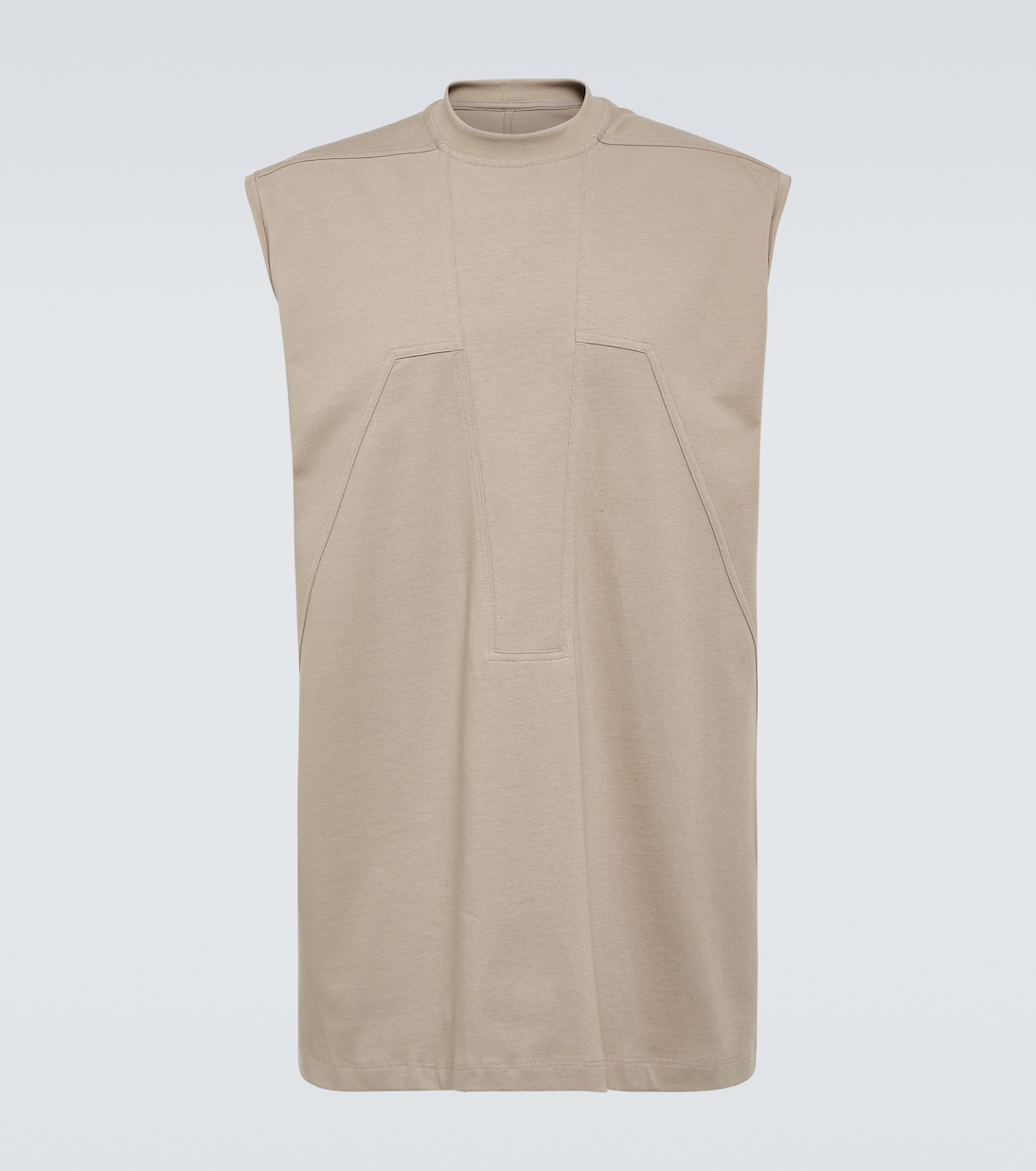 

Майка из хлопкового джерси Splintered Tarp Rick Owens, Pearl
