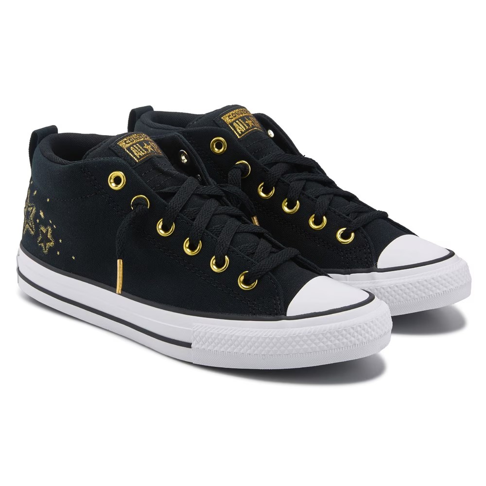 

Чак Тейлор все звезды уличные средние кроссовки большой ребенок Converse, черный
