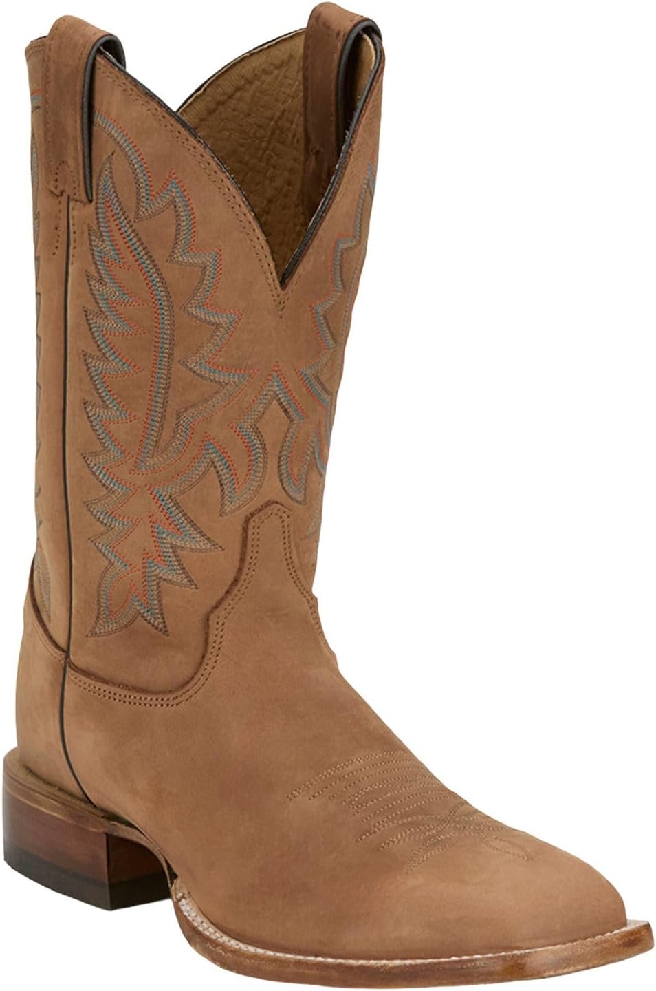 

Мужские западные сапоги Justin Rancho с широкой квадратной ноской - Br392, Tan