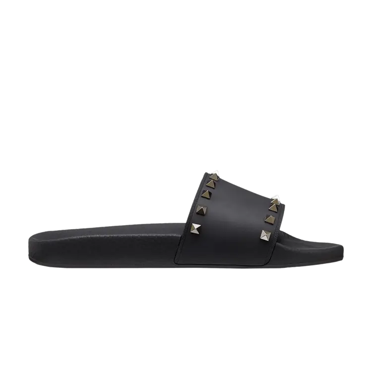 

Шлепанцы Valentino Rockstud Slide, Black