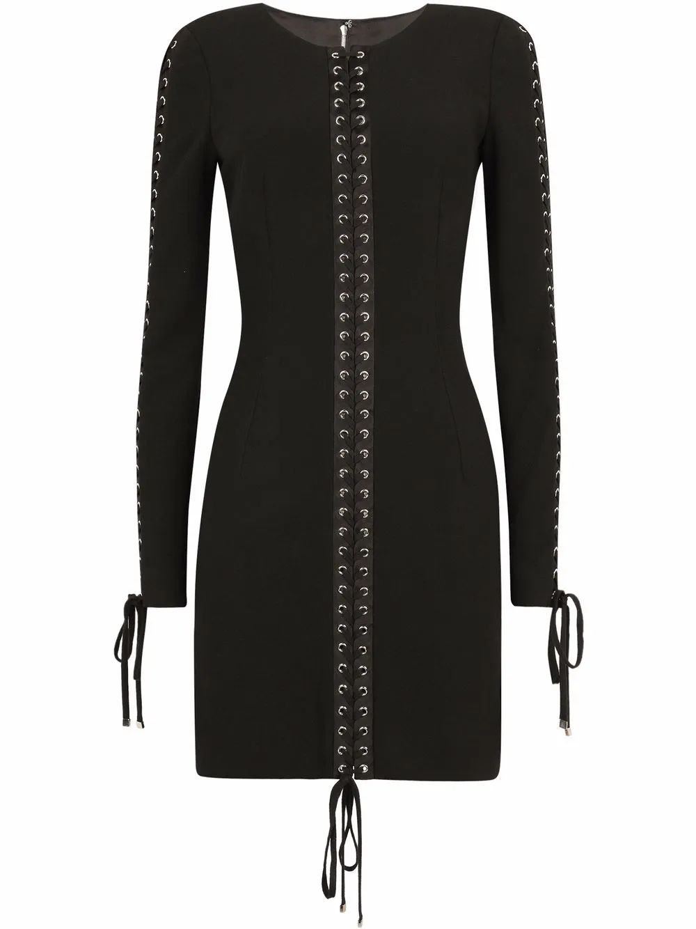

Платье мини с люверсами DOLCE & GABBANA, черный