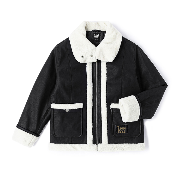 

Lee Пуховик FW24 женский черный, Black