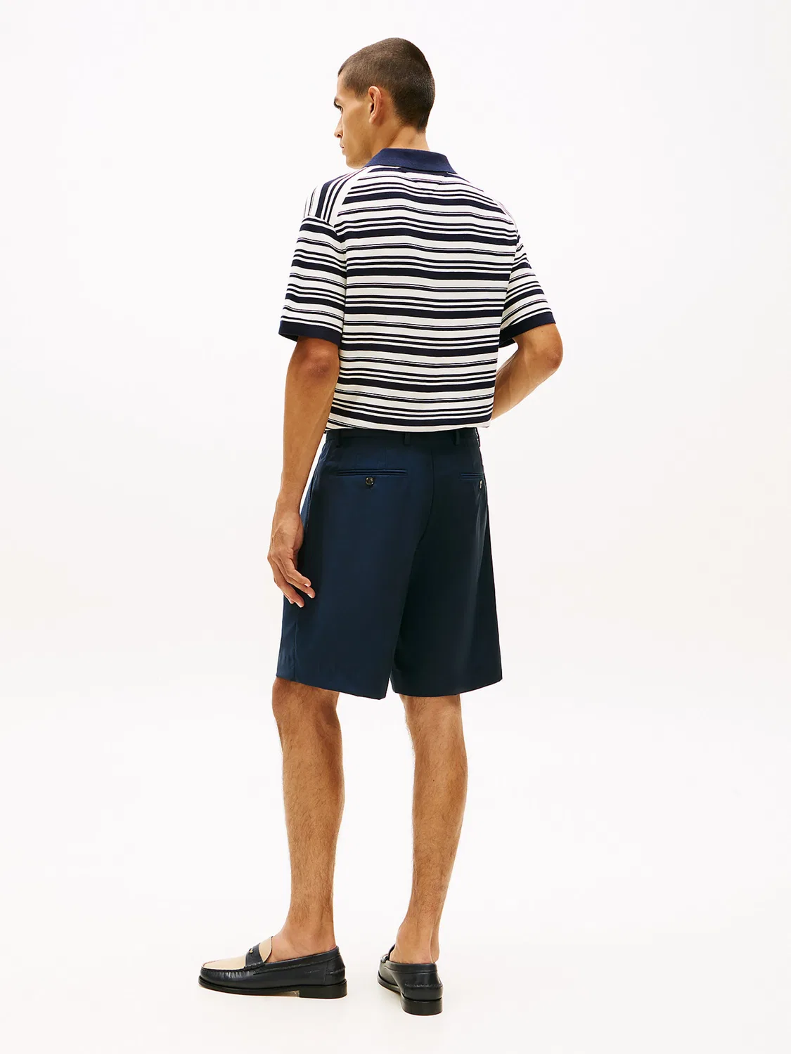 Свободные брюки со складками спереди, стиль 'Smart Casual Pure' Tommy Hilfiger, Navy — фото 4