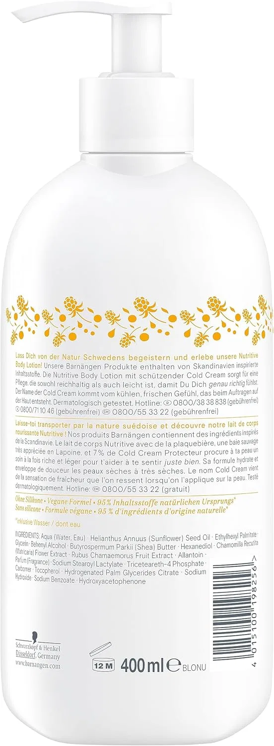 Питательный лосьон для тела «Nutritive» от Barnängen, 10 x 400 мл Barnängen — фото 3