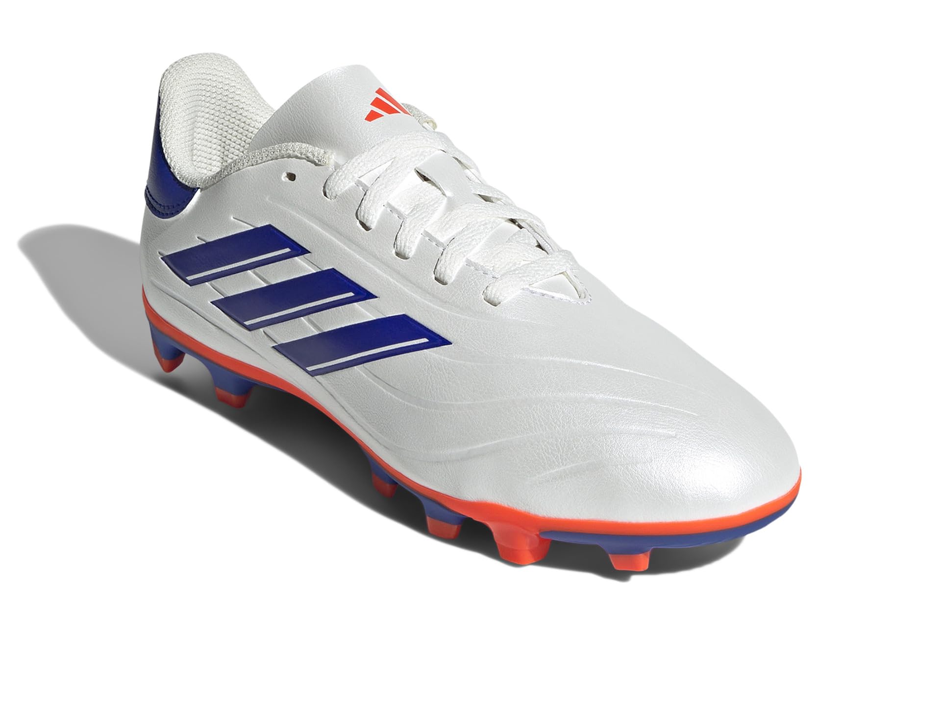 

Кроссовки Adidas Kids Copa Pure Ii Club Football Boots Flexible Ground, White/Lucid Blue/Solar Red