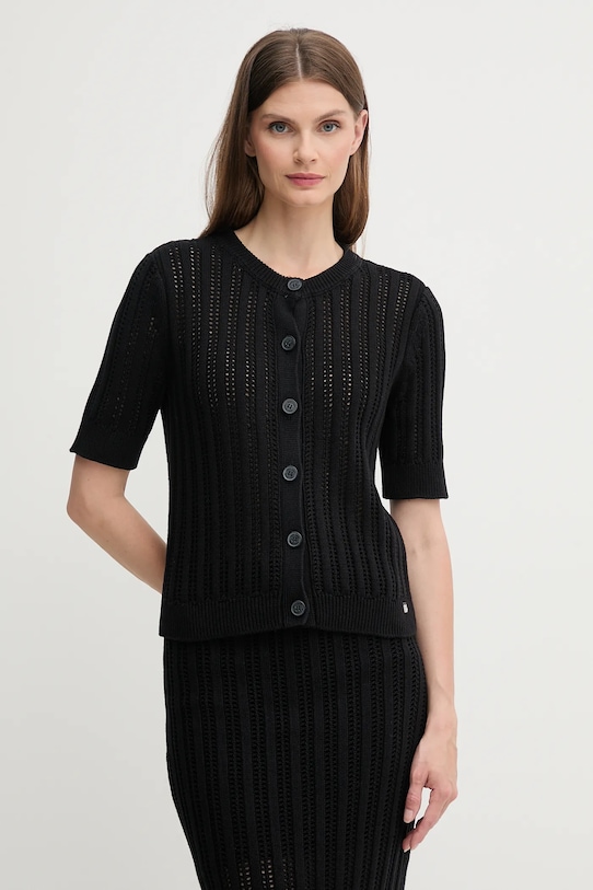 

Кардиган хлопковый Dkny, черный