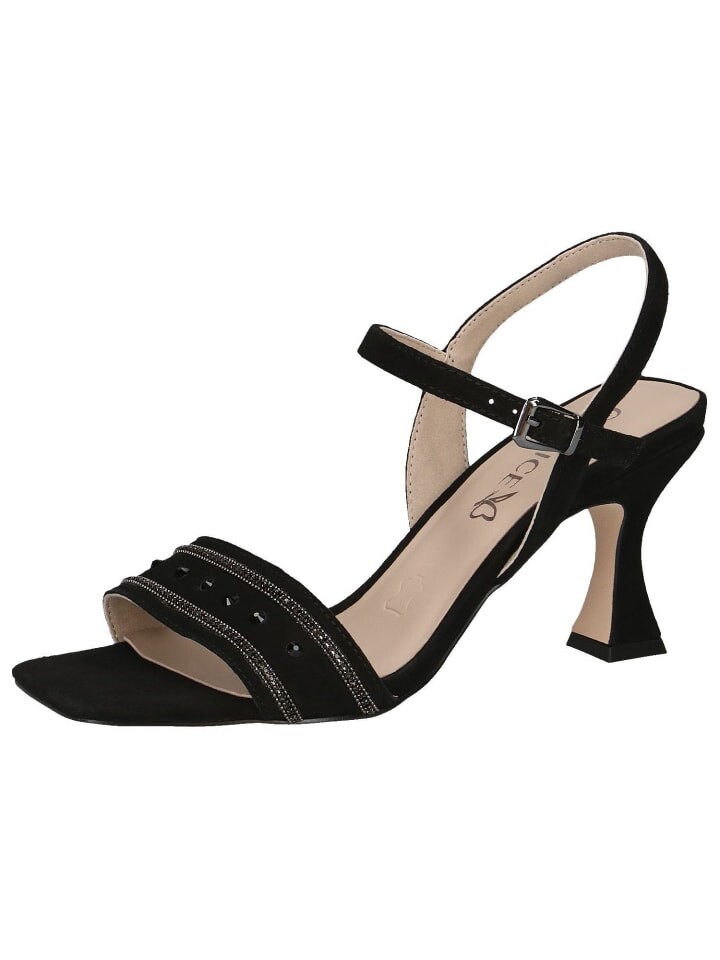 

Сандалии на плоской подошве Caprice, цвет black suede