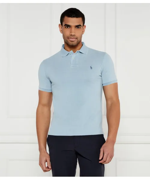 

Футболка поло Slim fit Polo Ralph Lauren, синий