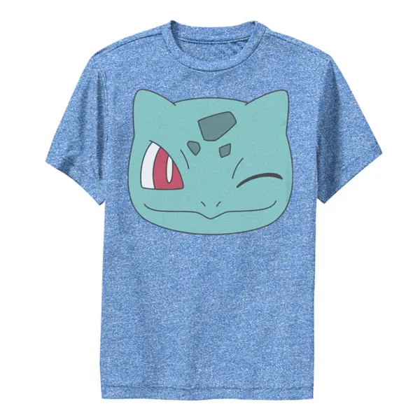 

Футболка для мальчика с подмигивающим Bulbasaur из Pokemon Licensed Character, синий