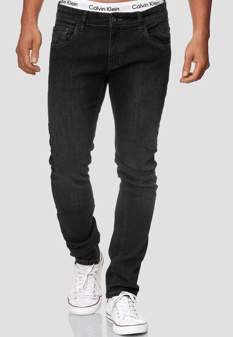 

Джинсы узкого кроя STRETCH INDICODE JEANS, цвет black