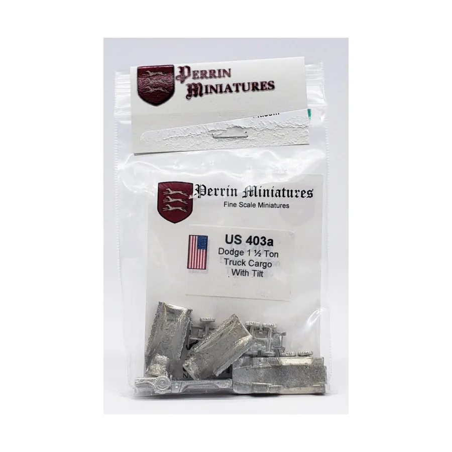 

Грузовой автомобиль Dodge 1 1/2 тонны с наклоном, WWII Miniatures - USA (10mm) (Perrin Miniatures)