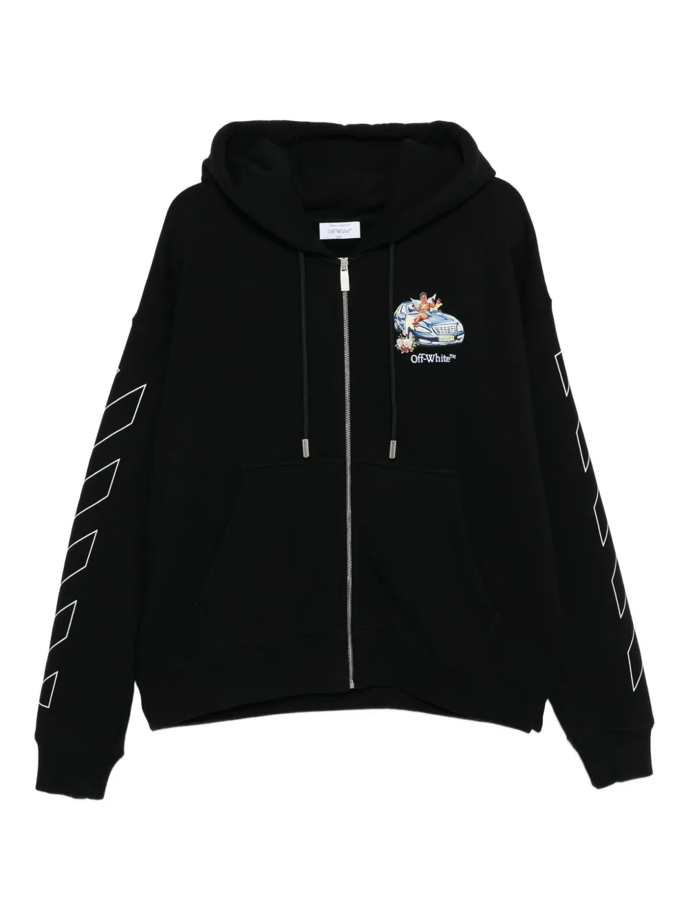 

Худи Fresco Arrow OFF-WHITE, черный