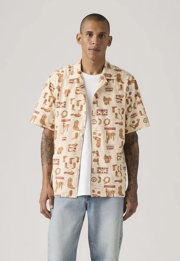 Стандартная рубашка лагеря «закат» Levi'S, Western Wear Heritage Print Ecru Tonal