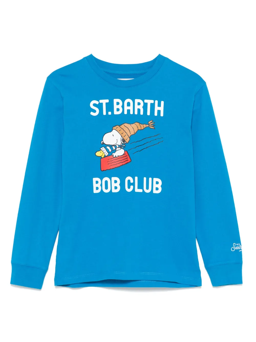 

Футболка Luton из коллаборации с Peanuts MC2 Saint Barth Kids, синий
