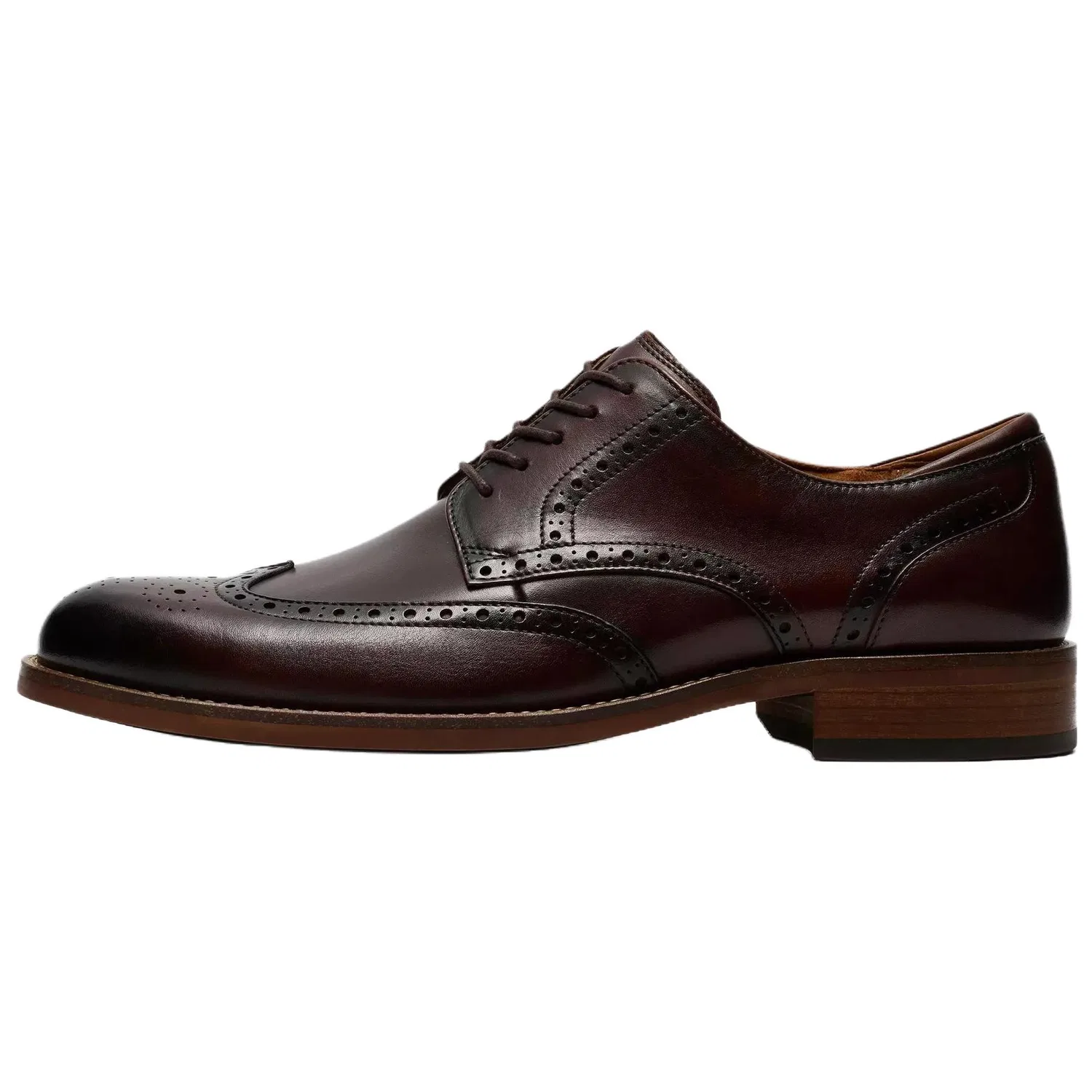 Туфли кожаные Clarks коричневые