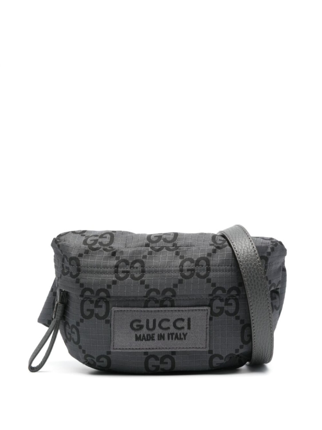 

Gucci поясная сумка с узором Maxi GG, серый